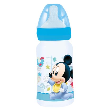 Mickey Mouse 240ml Wide Neck Silicone Baby Bottle £6.49